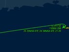 The K2 Airways flight path right before it disappeared off radars.