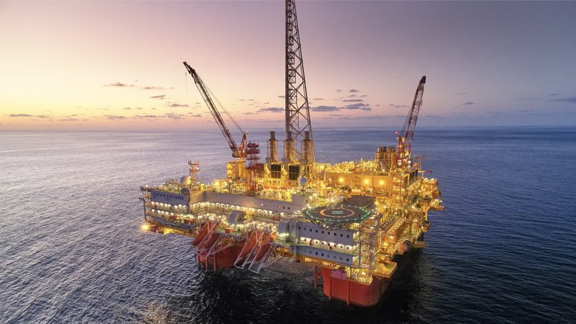 INPEX'S Ichthys LNG offshore facilities.