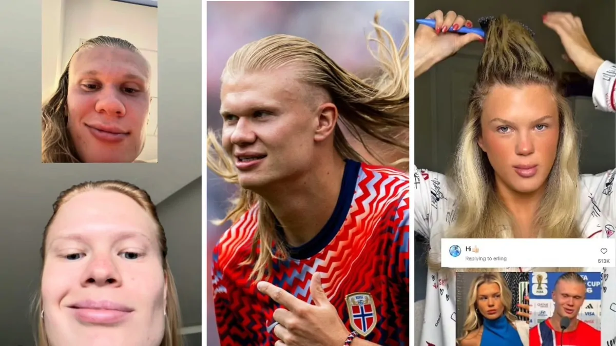Influencers embrace uncanny resemblance to Norwegian FIFA World Cup hero Erling Haaland