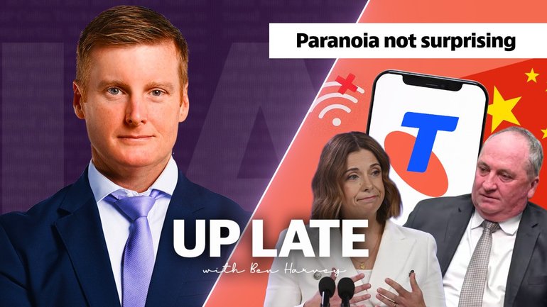 “Paranoia over China? Even village idiot can see there COULD have been a link” with Ben Harvey.