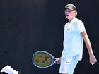 A Wimbledon juniors last-eight clash looms for Cruz Hewitt after another straight-sets win.