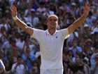 British hero Arthur Fery reacts with some incredulity to reaching the semi-finals of Wimbledon.
