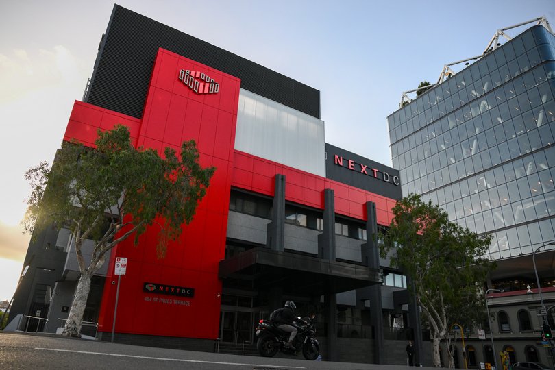 A general view of a Next DC building in Brisbane Tuesday, June 16, 2026. Data centres are highly secure facilities that house thousands of computers, servers, and networking equipment required for cloud computing, online banking, streaming services, and artificial intelligence. (AAP Image/Jono Searle) NO ARCHIVING