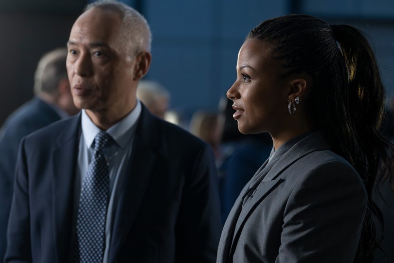 Ken Leung and Myha'la in Industry season four.