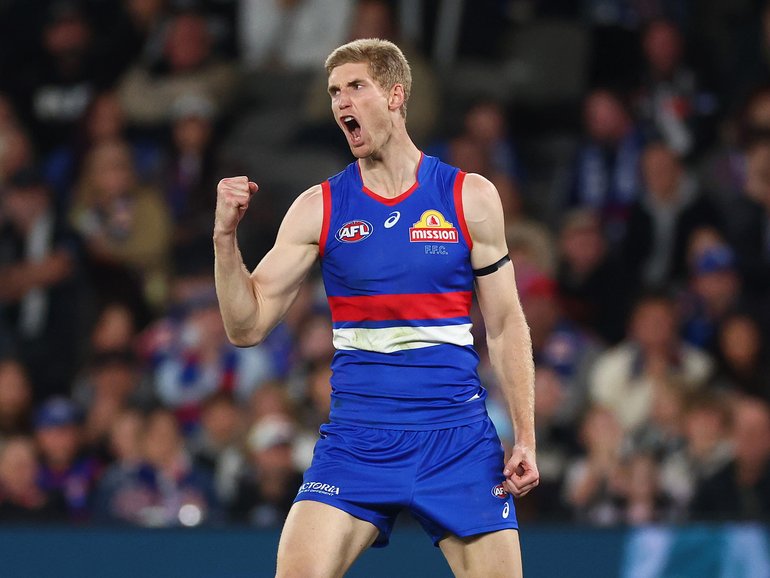 Bulldogs ruckman Tim English is in doubt to take on West Coast.