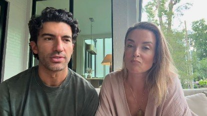 Justin Baldoni and wife Emily.