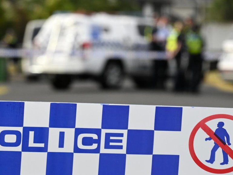 Authorities were called to a home after receiving reports that a 17-year-old girl was unconscious. (James Ross/AAP PHOTOS)