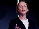 SYDNEY, AUSTRALIA - NewsWire Photos JULY 10, 2026: Telstra CEO Vicki Brady during a press conference at Telstra HQ on Friday. NewsWire / Nikki Short