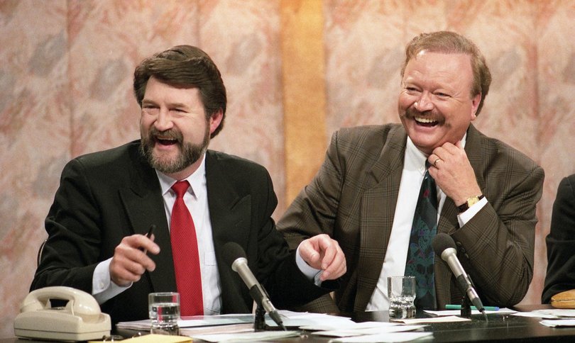 Telethon - 1991 Derryn Hinch, Bert Newton Picture: Unknown