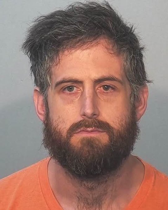 Christopher Peden has since been charged with one count of felony arson over the blaze. 