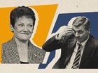 Opposition leader Angus Taylor recovered from a poorly received speech at Canberra’s mid-winter ball by launching an aggressive attack on One Nation’s policies and ability to govern.