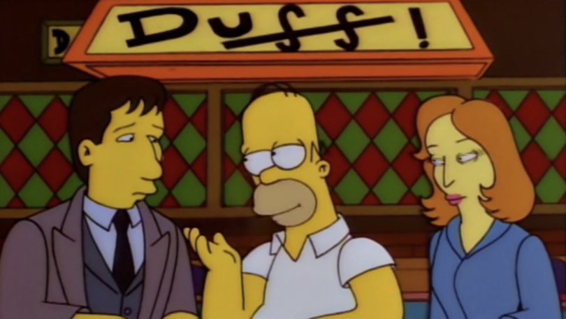 When Mulder and Scully found themselves in Springfield.