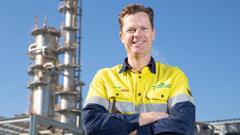 Wesfarmers Chemicals, Energy and Fertilisers managing director Aaron Hood at CSBP Kwinana.