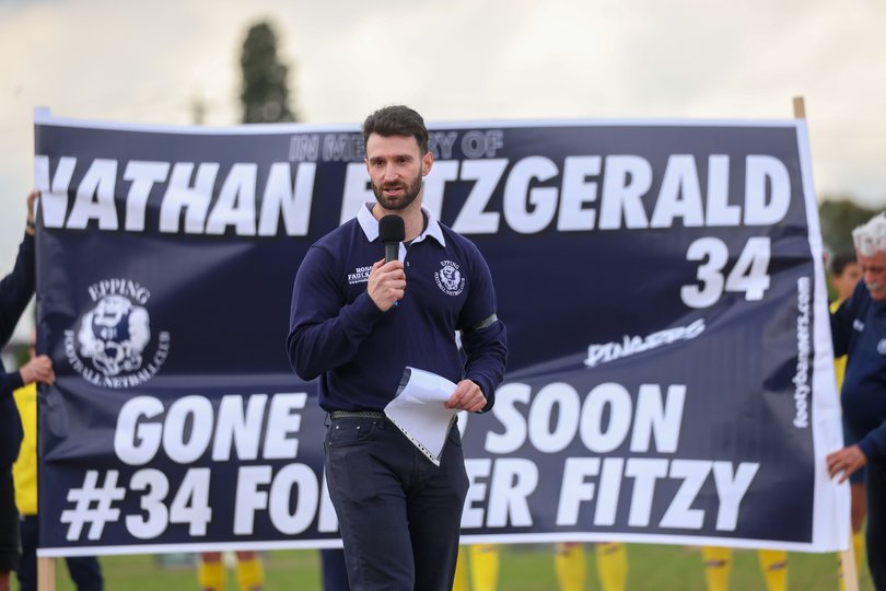 Epping Football Netball Club President Luke De Vincentis.