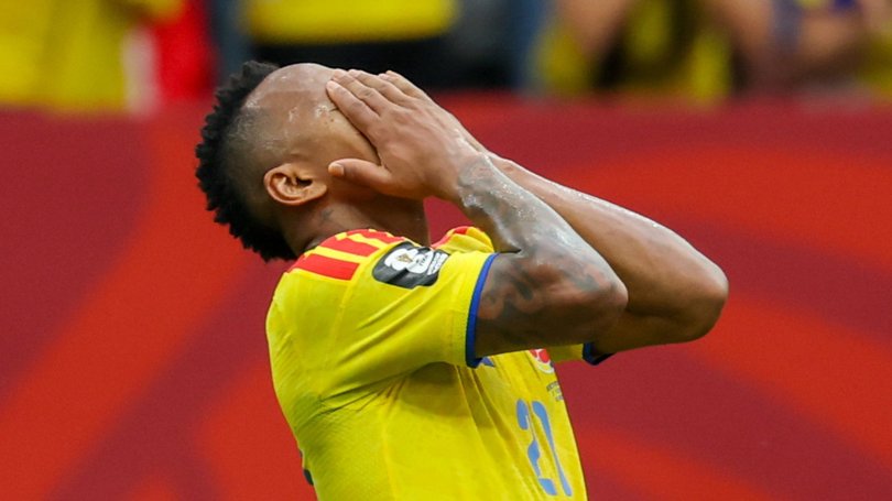 Death threats have been made to Colombia’s Jaminton Campaz after his country’s World Cup exit.