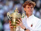 Jannik Sinner has won Wimbledon again with a four-set win over Alexander Zverev. (EPA PHOTO)