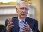 Mitch McConnell says he was admitted to hospital after a fall. 