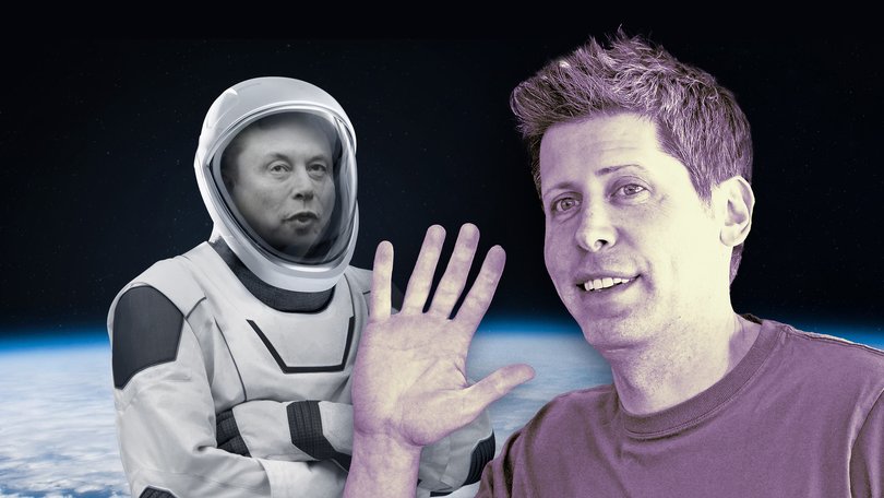 Elon Musk and Sam Altman are having a public tiff.