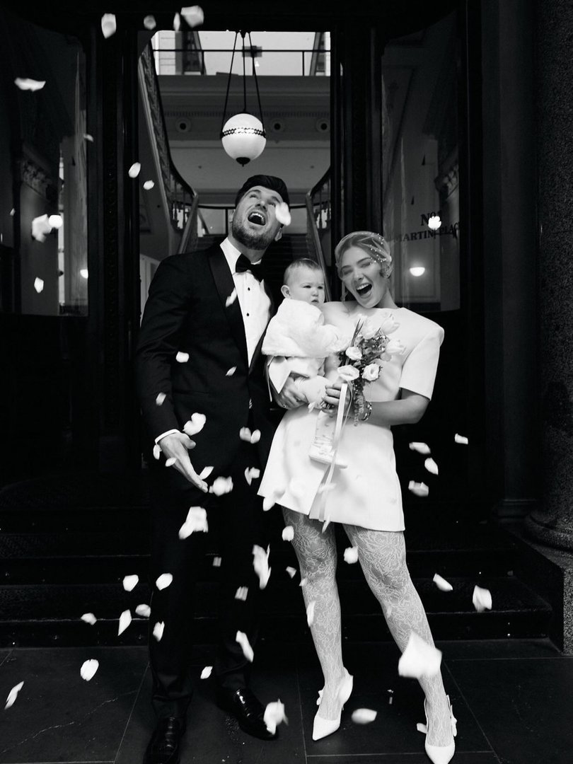 The couple eloped in an intimate ceremony in Sydney last week.