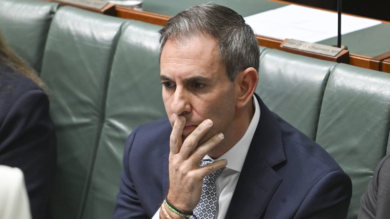Treasurer Jim Chalmers’ plan to return to surplus is “unrealistic”. 