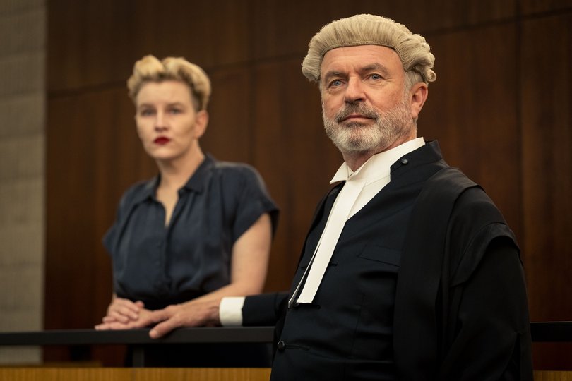 With Kate Mulvaney in The Twelve.