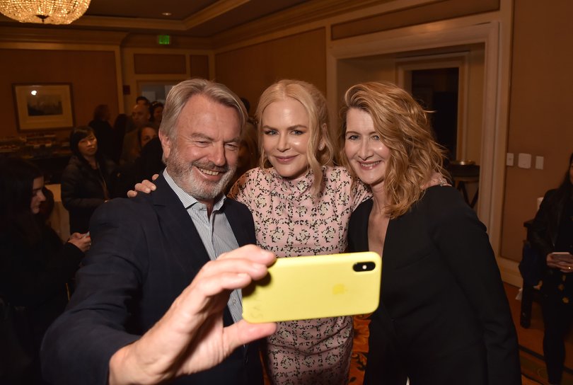Sam Neill, Nicole Kidman and Laura Dern in 2019.