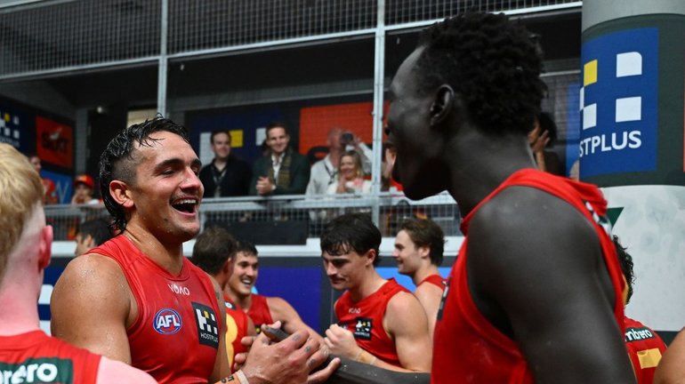 Jamarra Ugle-Hagan and Mac Andrew were investigated by the Gold Coast Suns.
