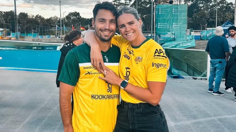 Shayna Jack with her partner Joel Rintala.
