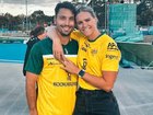 Shayna Jack with her partner Joel Rintala.