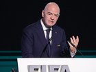 A complaint has been lodged with the IOC concerning Gianni Infantino's actions at the World Cup. (AP PHOTO)