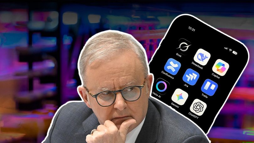 Anthony Albanese will give more details of his intended guardrails for AI and data centres. (Susie Dodds/AAP PHOTOS)