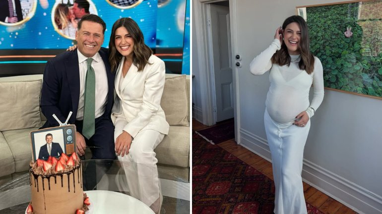 Sarah Abo has announced that she will be taking her maternity leave earlier than planned after she was thrown 'a curveball'.
