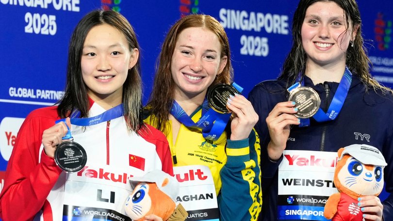 O’Callaghan is the reigning Olympic and world champion (pictured) in the 200m freestyle.
