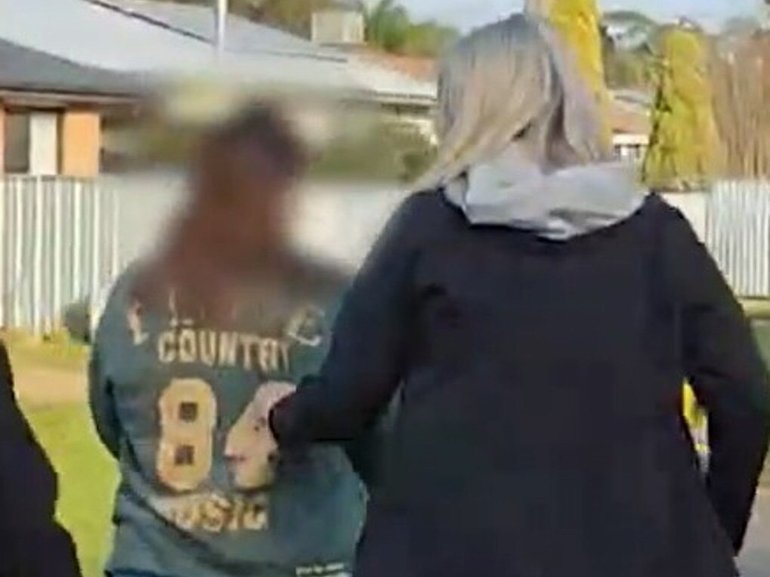 The woman allegedly resisted arrest during the interaction. NSW Police