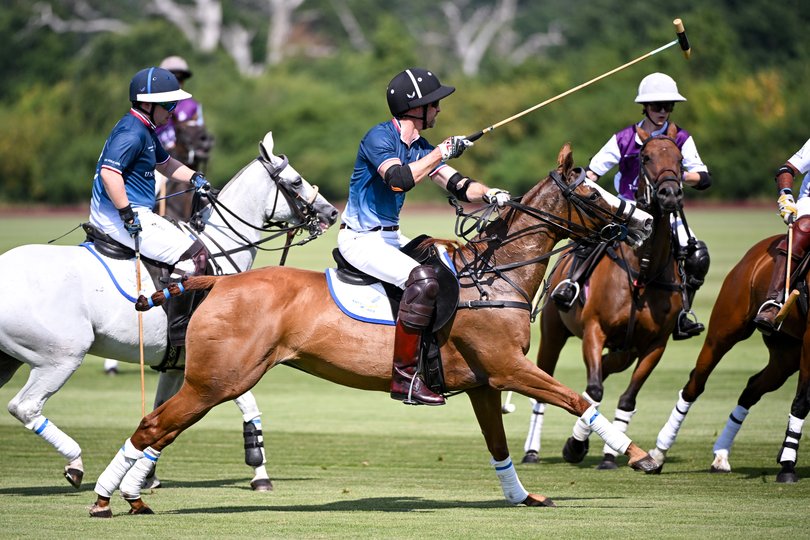 Prince William during The Royal Charity Polo Cup 2026 Guards Polo Club on July 10, 2026 in Egham, England.