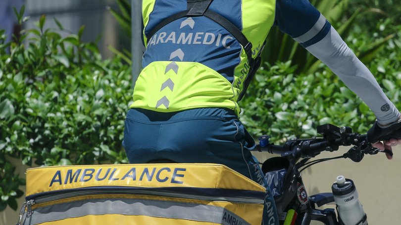 The injured child is in a stable condition. Picture: NewsWire / Glenn Campbell