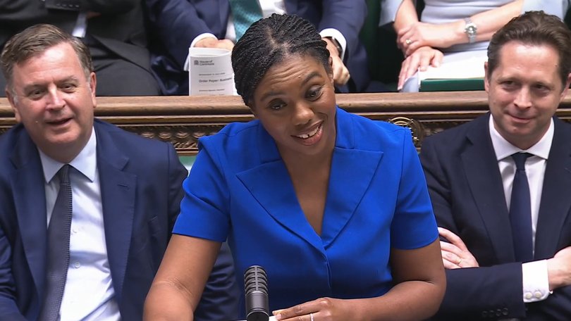 Kemi Badenoch took the opportunity to make a dig at Nigel Farage.