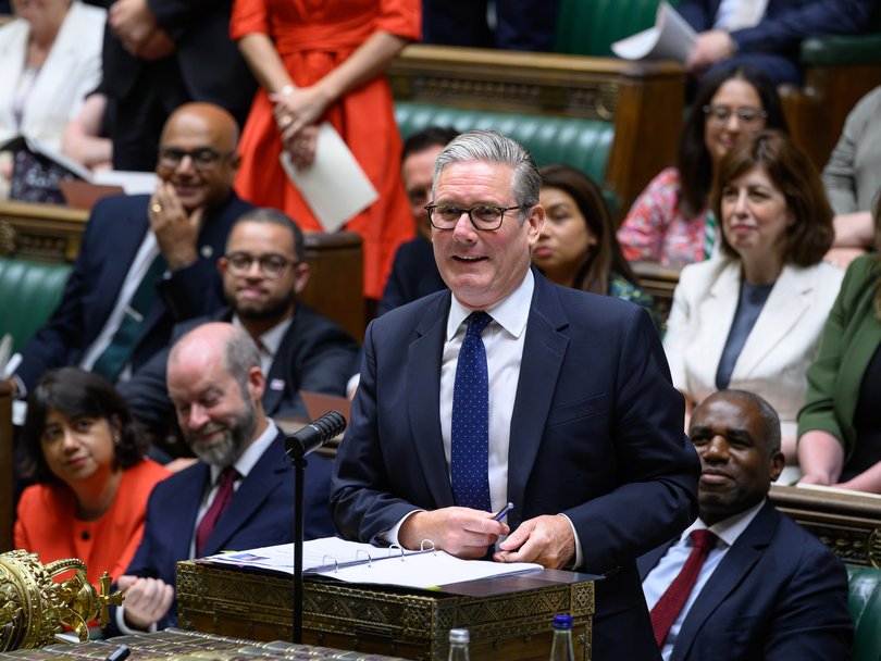Prime Minister Sir Keir Starmer gives his farewell speech.