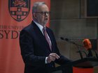 Anthony Albanese presents his AI strategy at the University of Sydney.