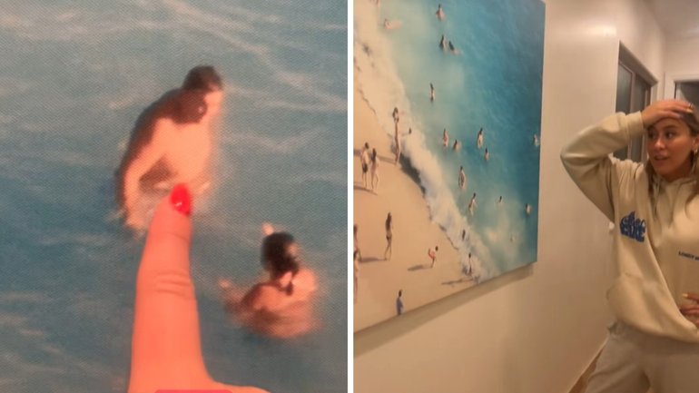 The photo was taken 10 years prior to their Airbnb stay.