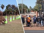 BHP has drawn its battlelines with bright green cones as the Port Hedland community braces for union-led strikes that could worsen the town’s ‘already exorbitant’ cost of doing business.