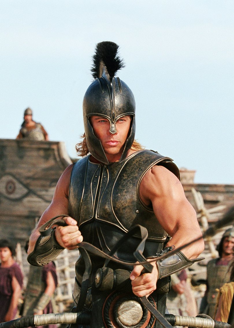 Brad Pitt in Troy.