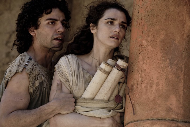 Rachel Weisz and Oscar Isaac in Agora