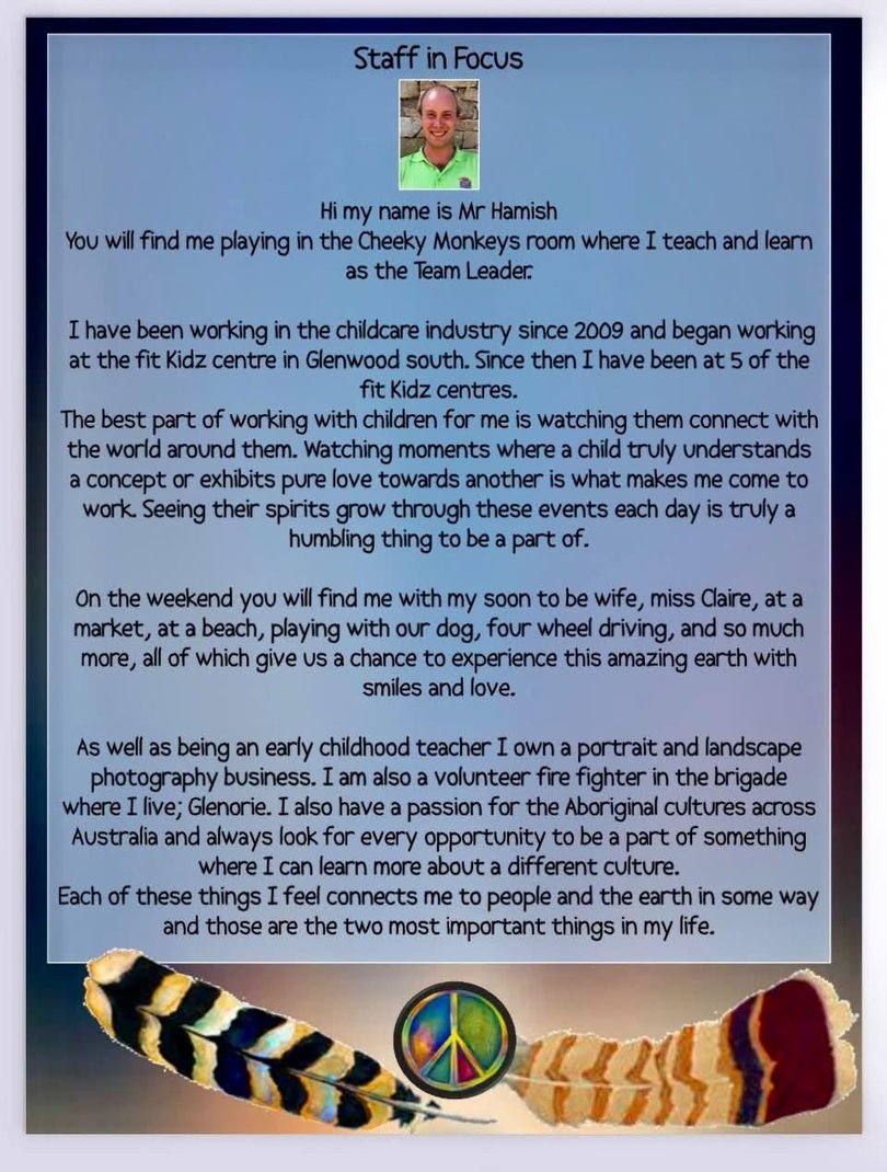 The newsletter sent to parents.