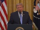 Donald Trump live address.