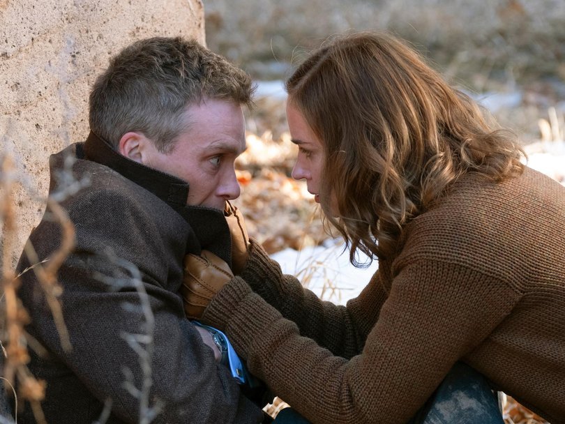 Cilian Murphy and Emily Blunt in Oppenheimer.