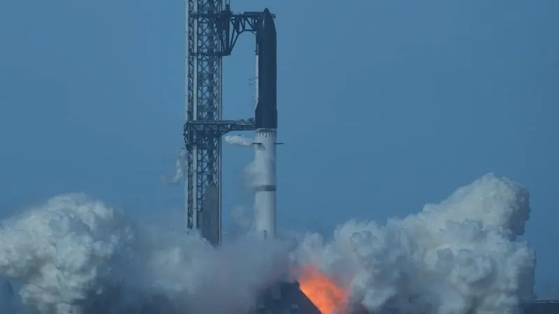 SpaceX Starship launch aborted due to engine failure during ignition