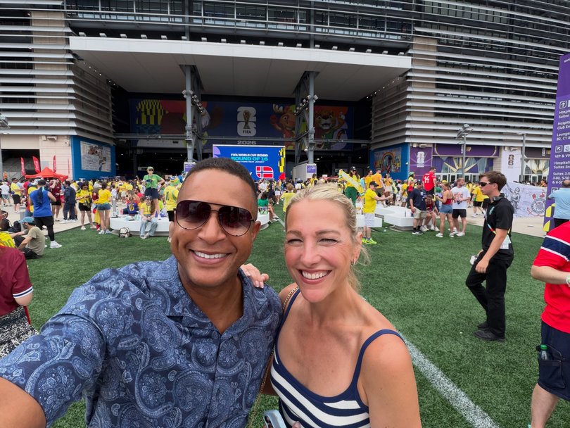 Craig Melvin and wife Lindsay Czarniak.