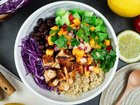 This Chicken Taco Bowl is dinner in a day full of gut-healthy recipes.
