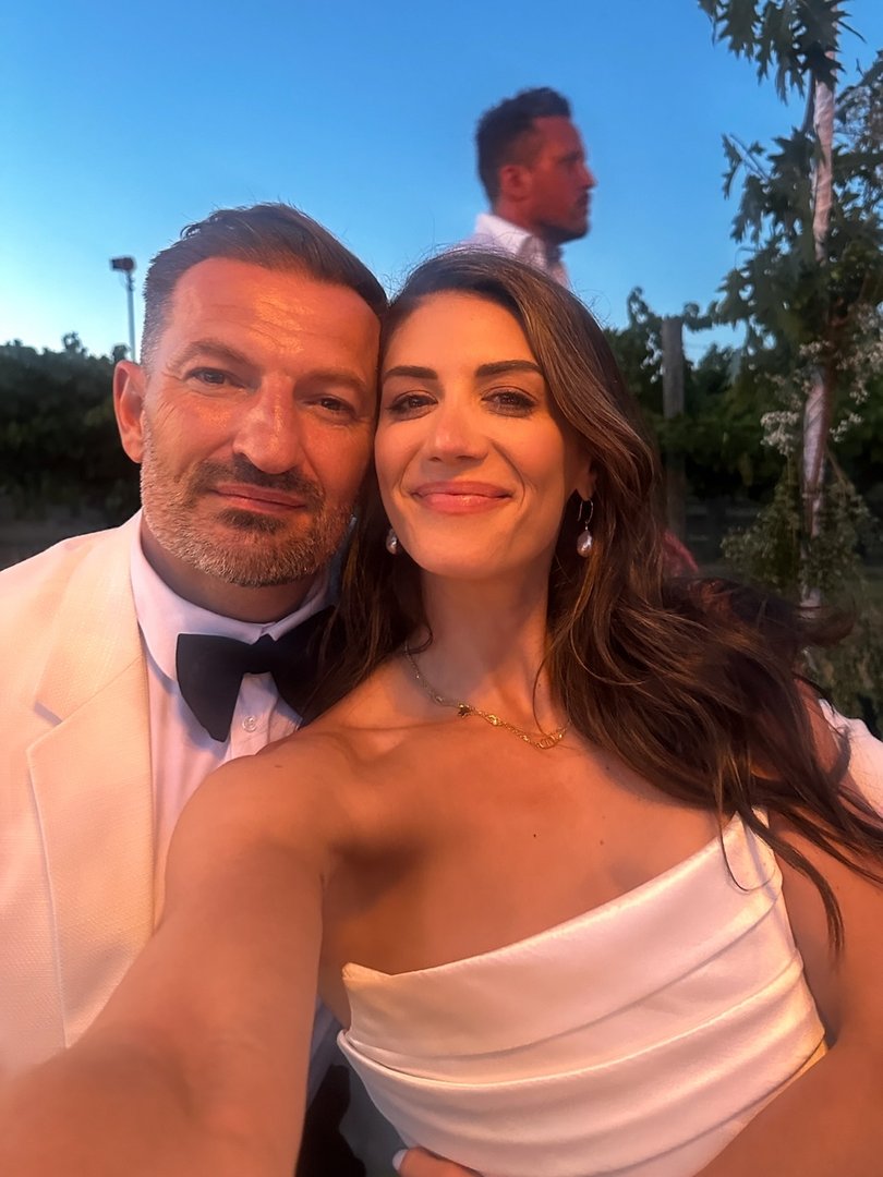 Mark Lassey and Stephanie Rice.